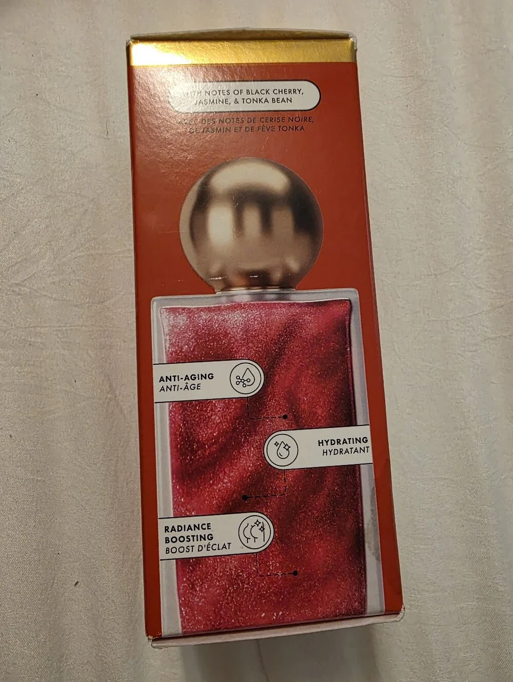 TRULY Cherry Baby Luxury Body Oil - Red and Gold Packaging